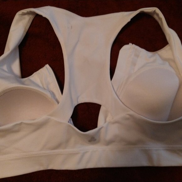 XL Tek Gear Work Out Gear Zip Up Sports Bra Active Wear - Picture 4 of 5